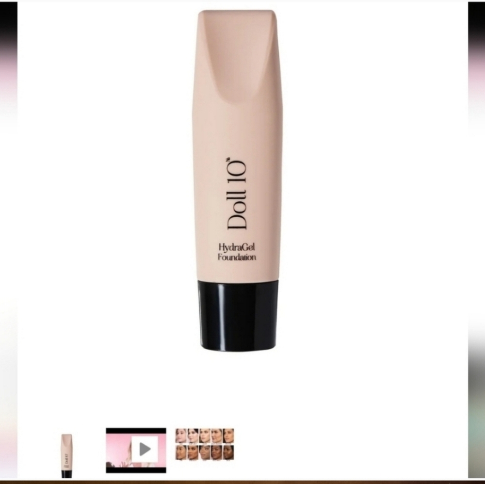 NEW Deep 4x Pieces Doll 10 Hydra Gel Foundation - Picture 2 of 2